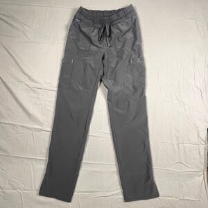 Scrubstar‎ Women's XS Dark Gray Cargo Scrub Pants Drawstring Waist